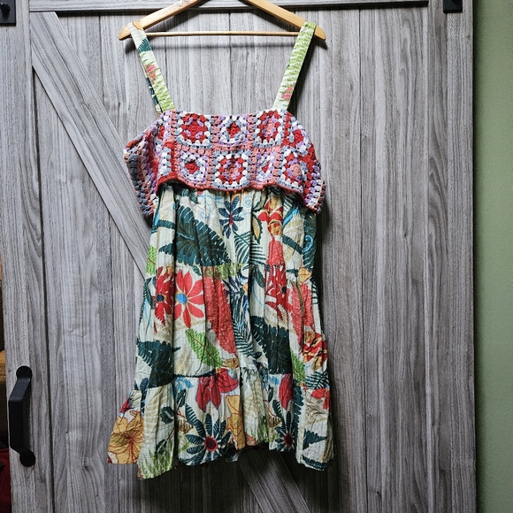 Farm Rio Crochet Mini Dress - Picture 15 of 16